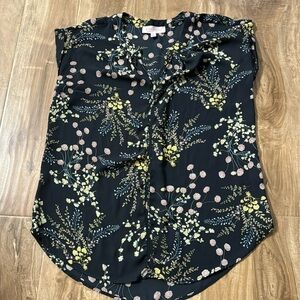 Philosophy Republic blouse small navy blue floral